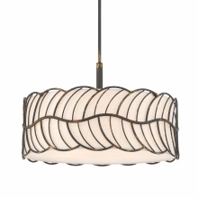 Golden Canada 4501-5P ABI - Wry Lighting Simbolo 5-light Pendant in Antique Black Iron